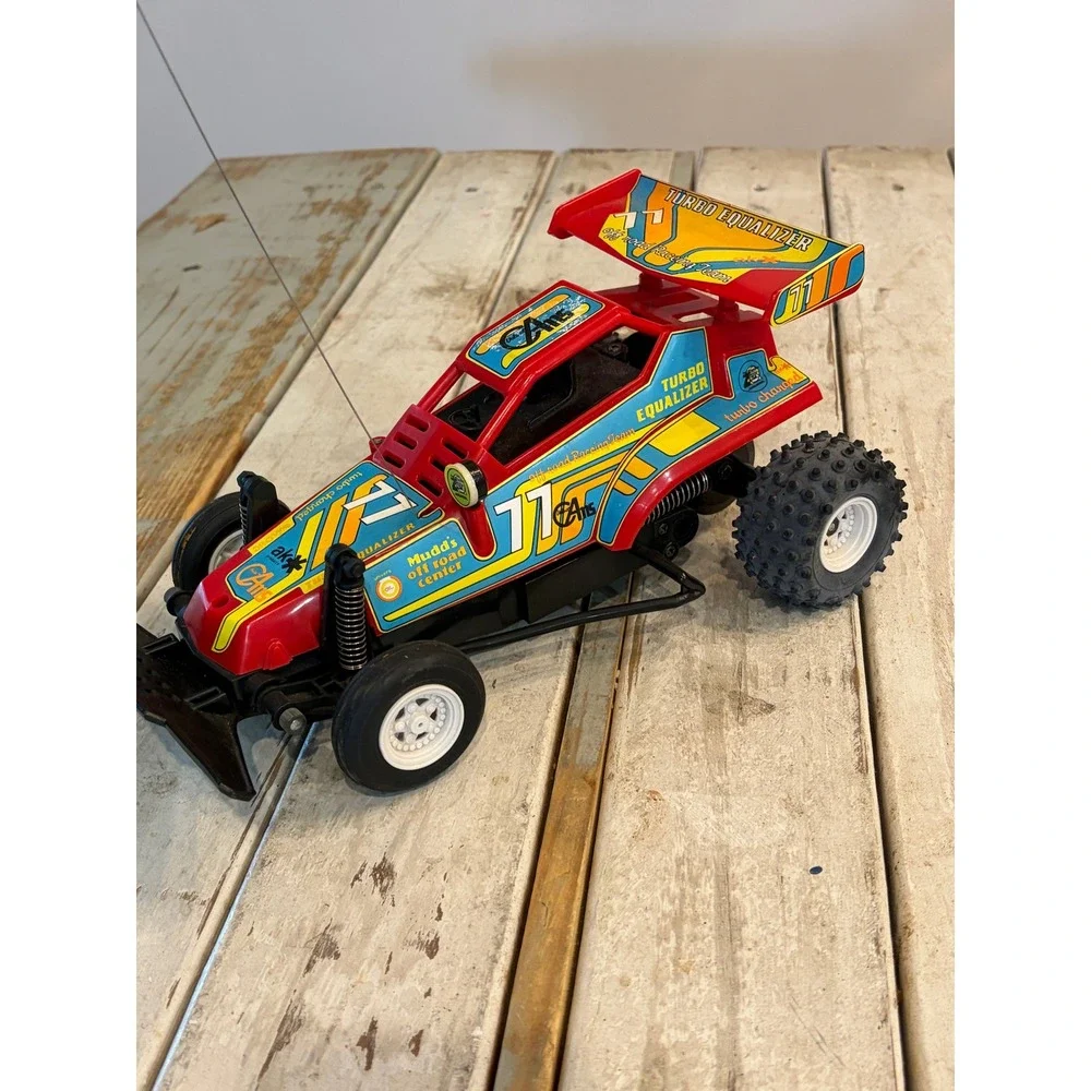 Vintage Acetec Turbo Equalizer RC Buggy Red Off Road Racing Car Made Korea WORKS